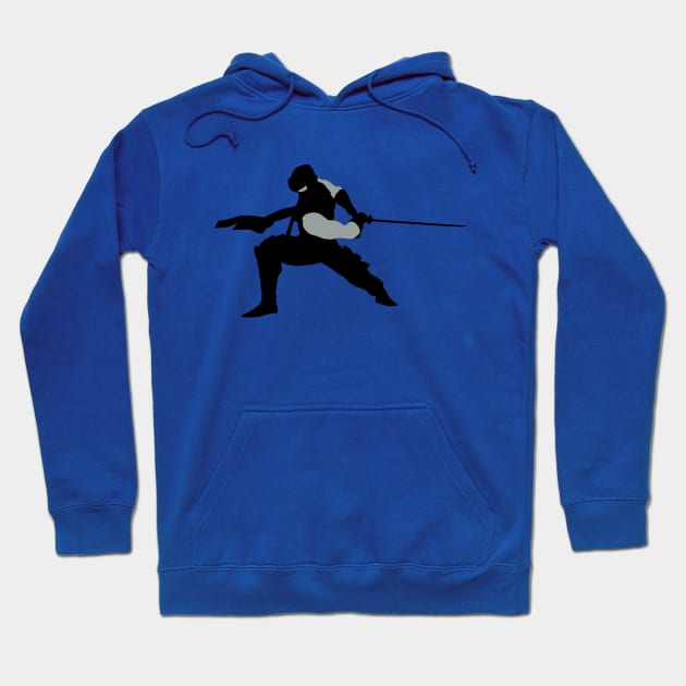 Ninja Gaiden Ryu Sword Slash Silhouette Hoodie by AnotherOne